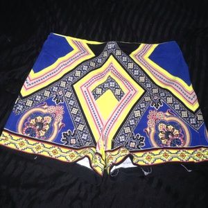 cute geometric pattern shorts