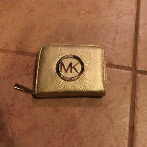 MK small wallet gold