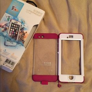 Pink iPhone 6 Nuud Lifeproof Case