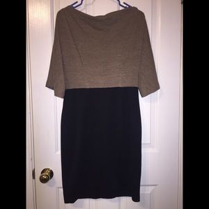 Black and Tan Business Dress. New With Tags!
