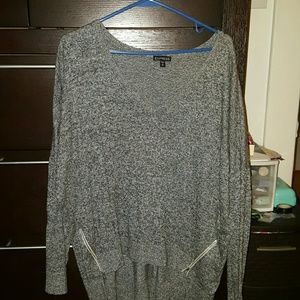 Express heather gray sweater size small