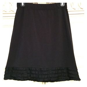 Black skirt