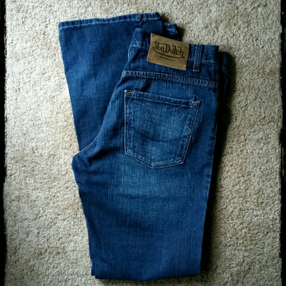 Mens Von Dutch Bootcut Jeans 