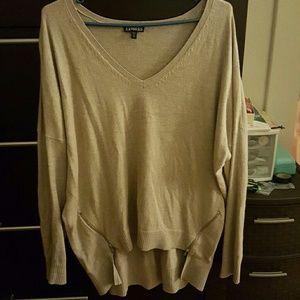 Express tan sweater size small