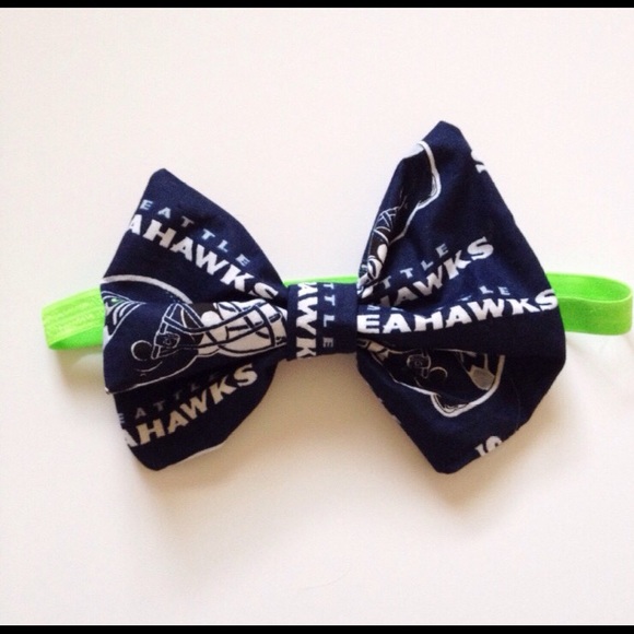 Seattle Seahawks Big Bow Headbands