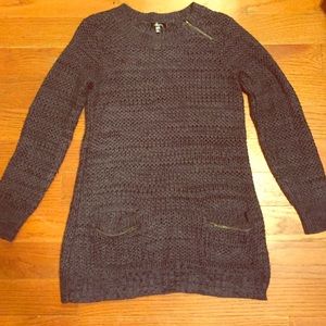 Brand new grey cable knit sweater