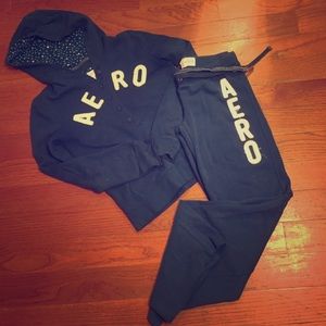 Great condition navy Aeropostale sweatsuit