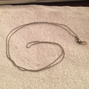 Origami owl silver plated classic ball chain 30"