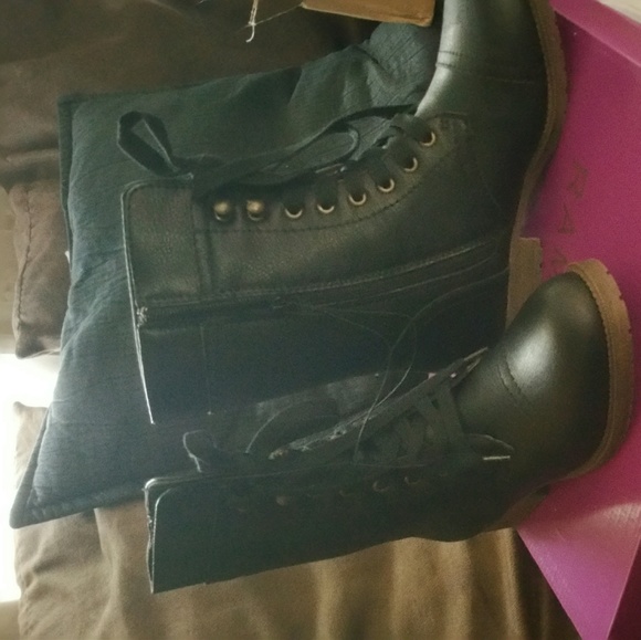 Black Combat Boots