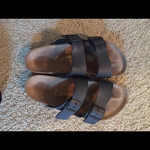 Black Arizona Birkenstocks