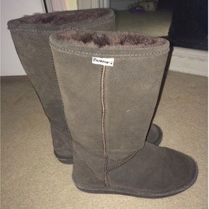 BearPaw Women's Emma 12" boot in chocolate