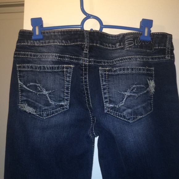 Silver Lola 17" Jeans size 29x33