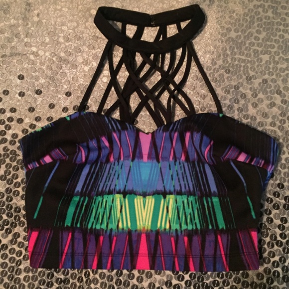 Bebe crop top‼️SOLD‼️