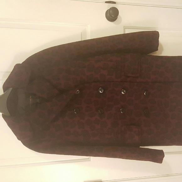 Ladies long peacoat