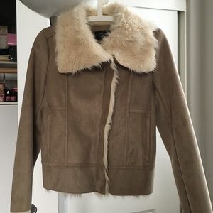 Ann Taylor - Faux Fur Jacket