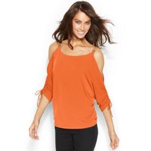 Gorgeous Michael Kors Orange Top!