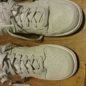 Nike Off White Suede Sneakers Sz 8.5 for Brandy