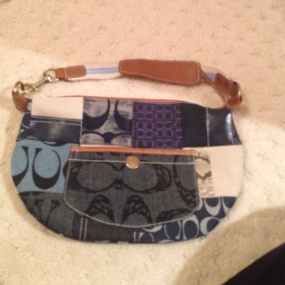 Coach patchwork hobo bag