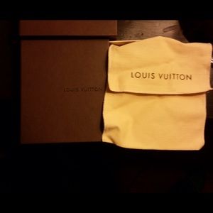 Louis Vuitton purse charm box & dustbag