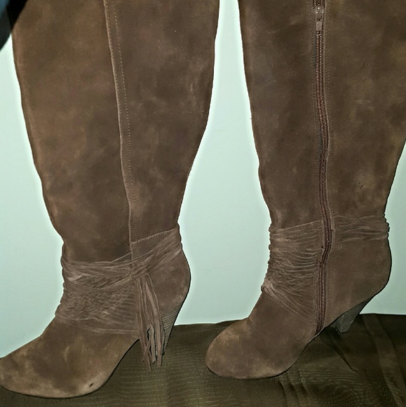 Naughty Monkey - Size 8 Tall Suede Boots