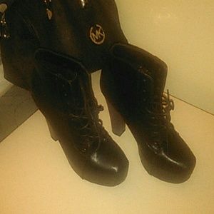 black boots
