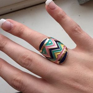 Tribal Print Ring