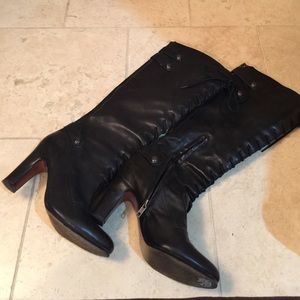 Winter lace boots
