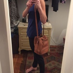 Madewell the drawstring Bucket bag