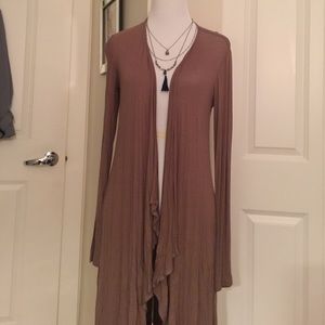 high low cardigan