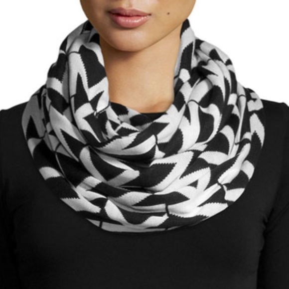 Michael Kors Jumbo Logo Knit Infinity Scarf