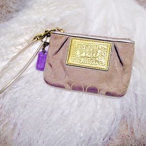 Coach wristlet or clutch