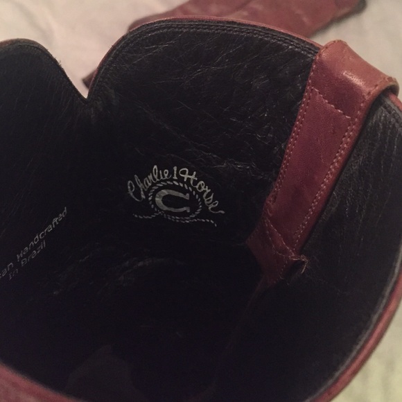 Charlie One Lucchese 9.5 dress cowgirl boots - Picture 3 of 4