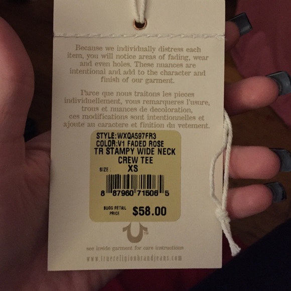 Women's True Religion t-shirt size XS - Picture 2 of 2