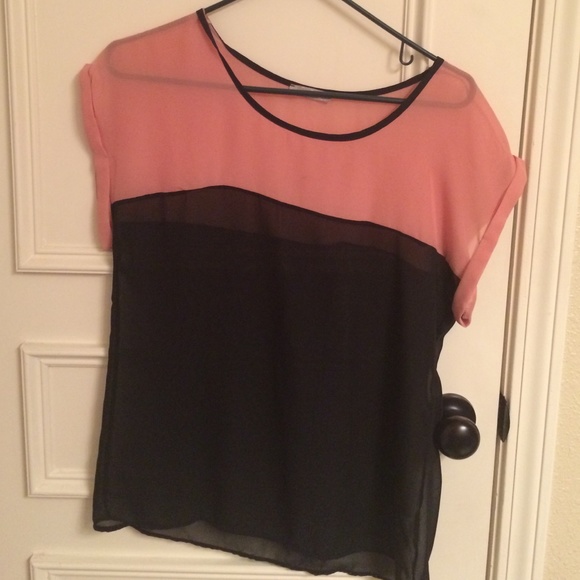 Simple sheer blouse