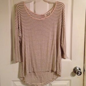 Shirt with cute zipper in the back