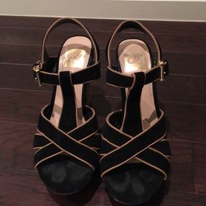 Wedge heels sandals