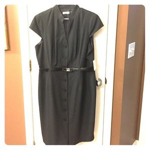Calvin Klein Charcoal Grey Dress