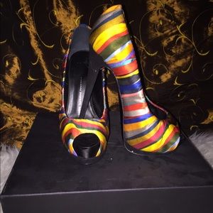 GIUSEPPE ZANOTTI MULTICOLOR PUMPS GIUSEPPE ZANOTTI MULTICOLOR PUMPS