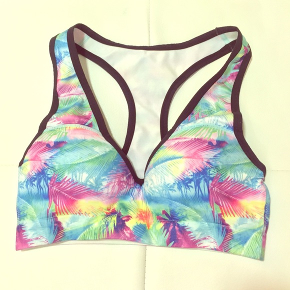 Victorias Secret Pink Push Up Work out Active Bra