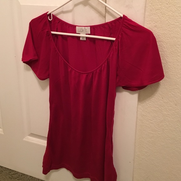 Red blouse