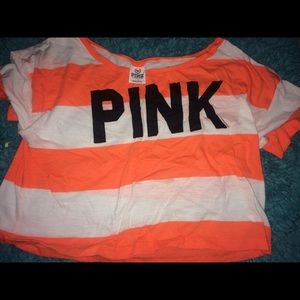 Victoria's Secret pink crop top