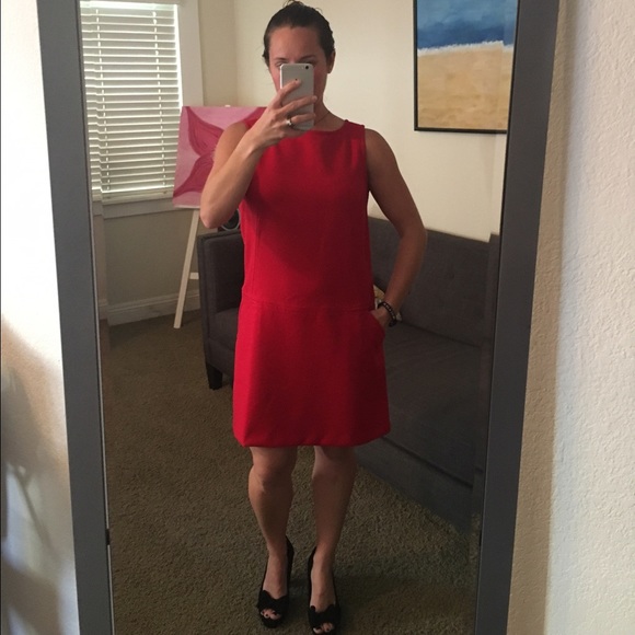 Beautiful, lush, red dress
