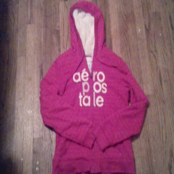 Aeropostale snowflake zip- up hoodie