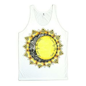 Love by the moon, Live by the sun White Quote Tank