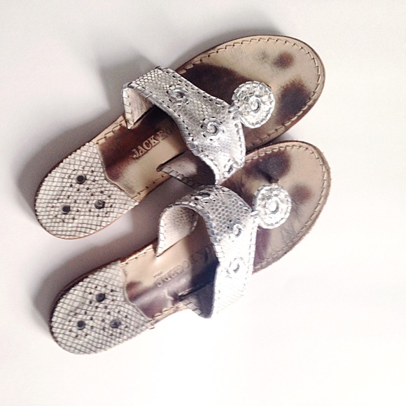 Silver Jack Rogers Navajo sandals in size 10