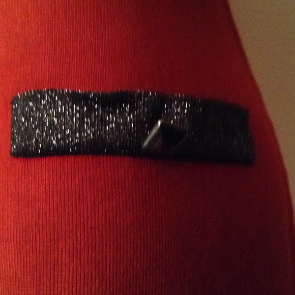 Red knot dress 3/4 sleeves, worn once - Picture 2 of 3