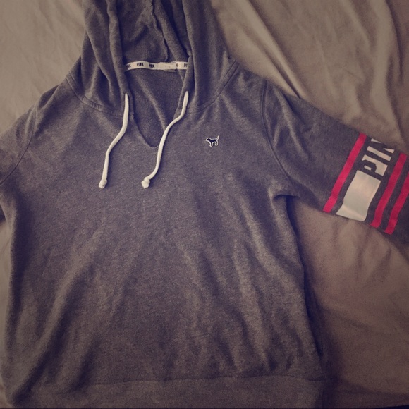 Gray pink Victoria's Secret pullover