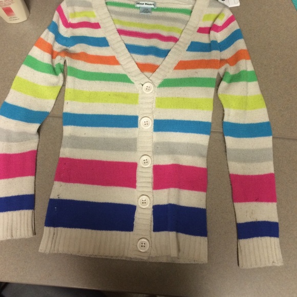 Long sleeve sweater jacket.