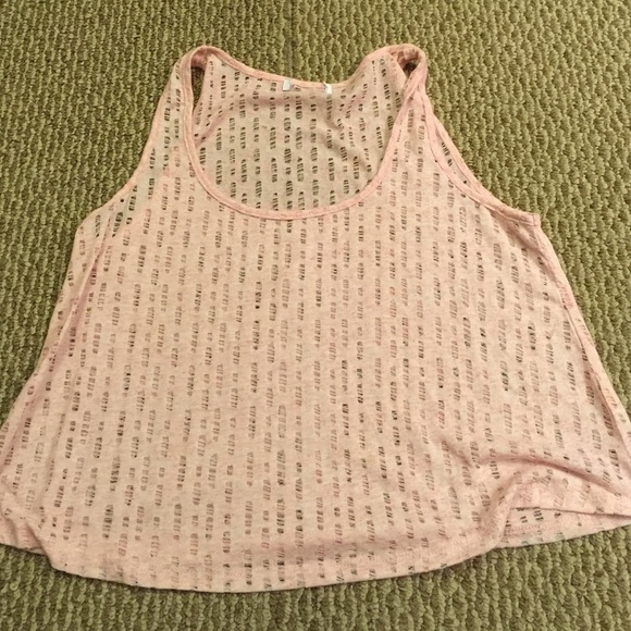 Cute light pink crop top