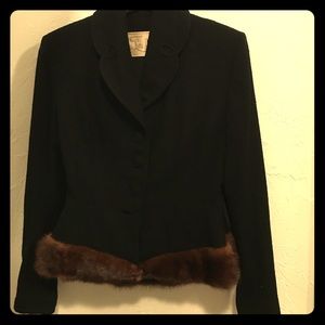 Original Lilli Ann Vintage Fur-lined Jacket